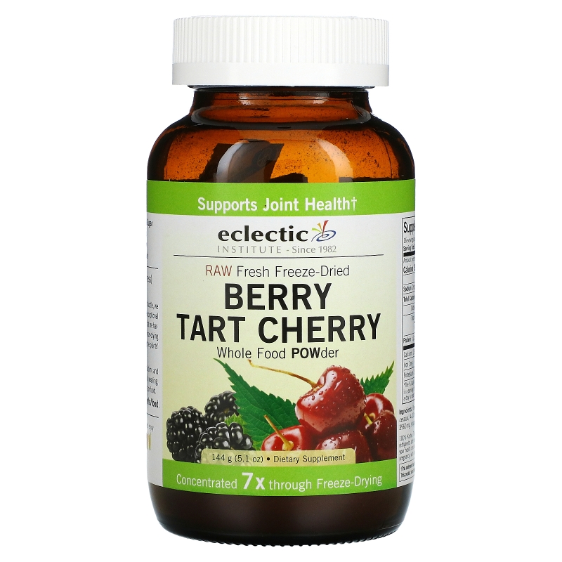 Eclectic Institute, Berry Tart Cherry, цельнопищевой порошок из вишни, 5,1 унций (144 г)