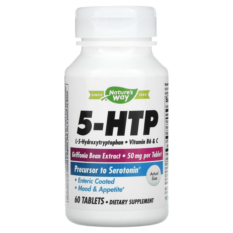 Nature's Way, 5-HTP, 60 таблеток