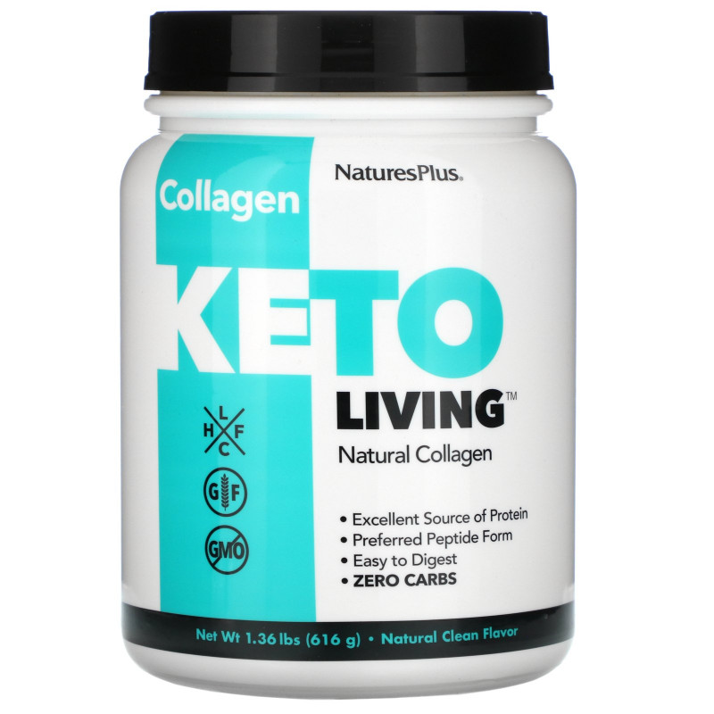 Nature's Plus, Keto Living, Natural Collagen, 1.36 lb (616 g)