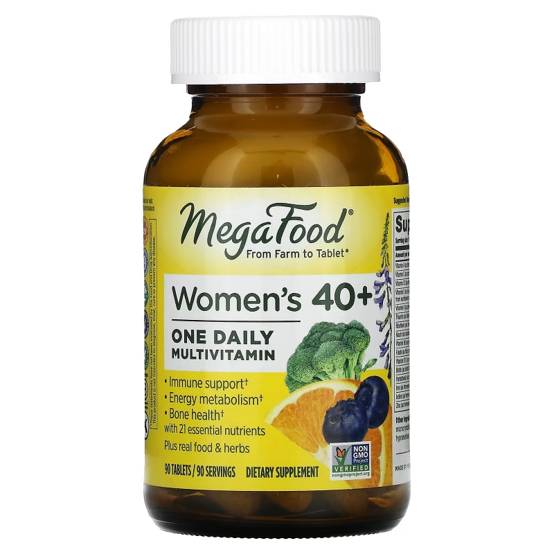 MegaFood, Women's 40+ One Daily, 90 Tablets