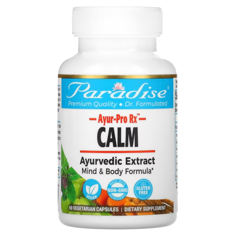 Paradise Herbs, AYUR Pro Rx, Calm, 60 Vegetarian Capsules