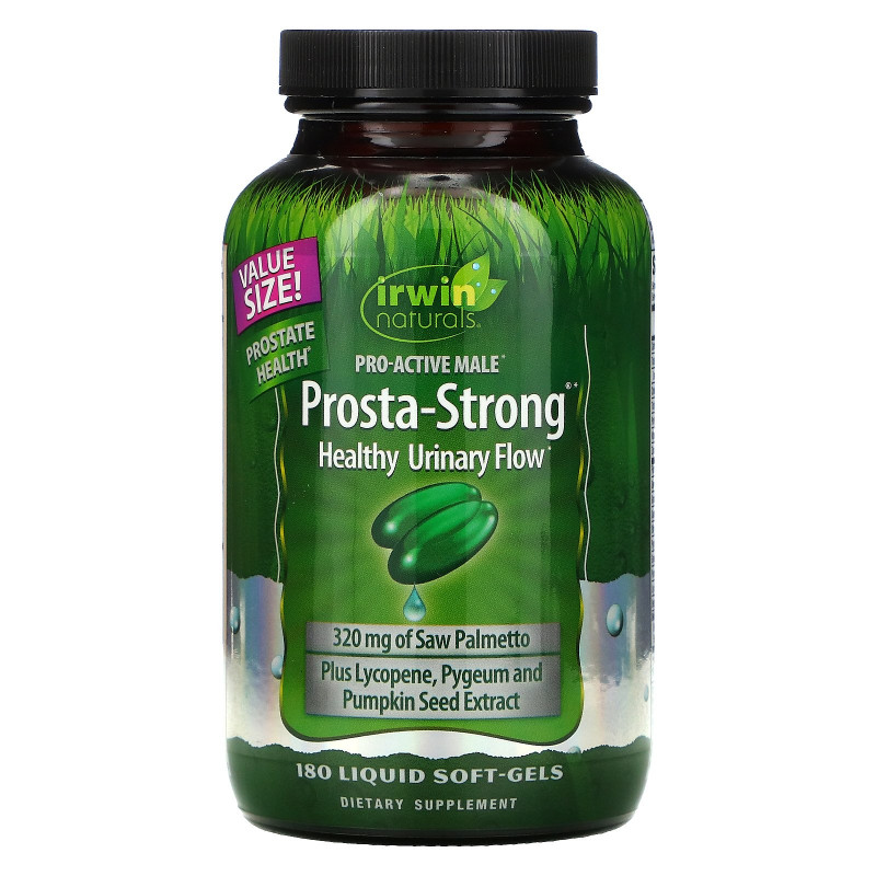 Irwin Naturals Prosta-Strong здоровье простаты и мочеиспускания 180 капсул