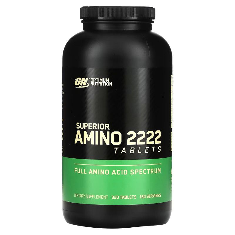 Optimum Nutrition, Superior Amino 2222 Tabs, 320 таблеток