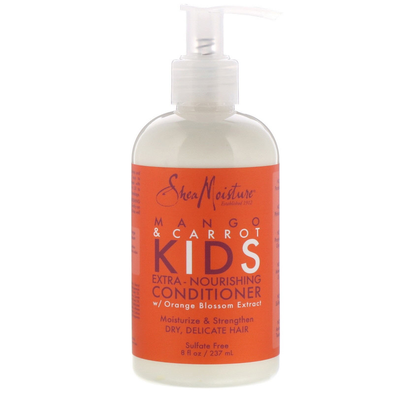 SheaMoisture, Kids Extra-Nourishing Conditioner, Mango & Carrot, 8 fl oz (237 ml)