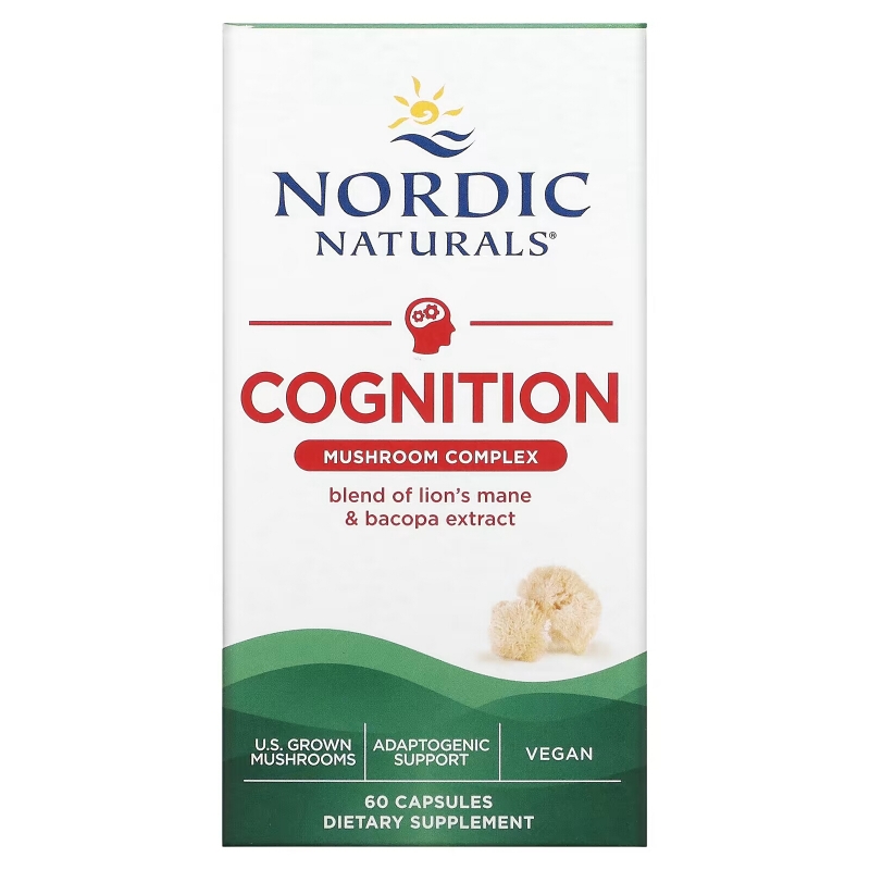 Nordic Naturals, Cognition Mushroom Complex, 60 Capsules