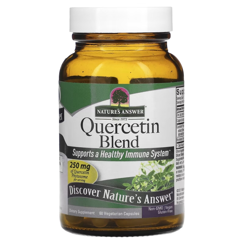 Nature's Answer, Quercetin Blend, 250 mg, 60 Vegetarian Capsules