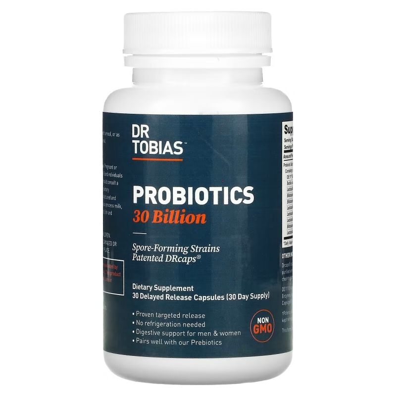 Dr. Tobias, Probiotics , 30 Billion, 30 Delayed Release Capsules