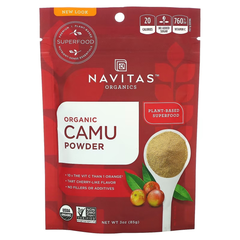 Navitas Organics, Organic, порошок камю, 3 унц. (85 г)