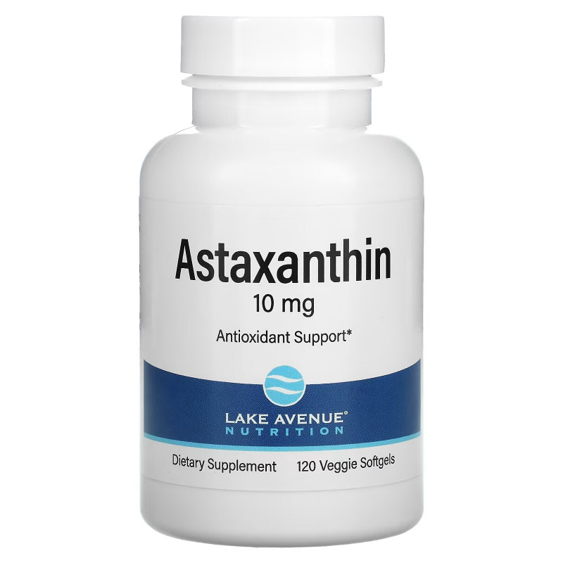 Lake Avenue Nutrition, Astaxanthin, 10 mg, 120 Veggie Softgels