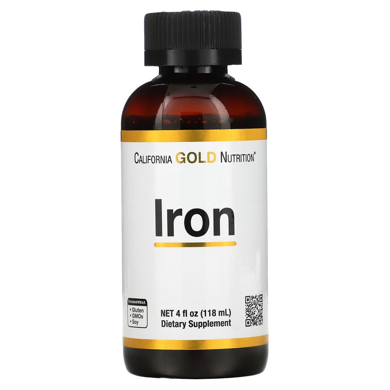 California Gold Nutrition, Iron, 4 fl oz (118 ml)